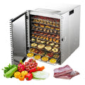 220V or 110V Dry Fruit Machine Food Dehydration Dryer Fruit Dryer Commercial Stainless Steel Food Dryer Dried Vegetables Pet Snacks