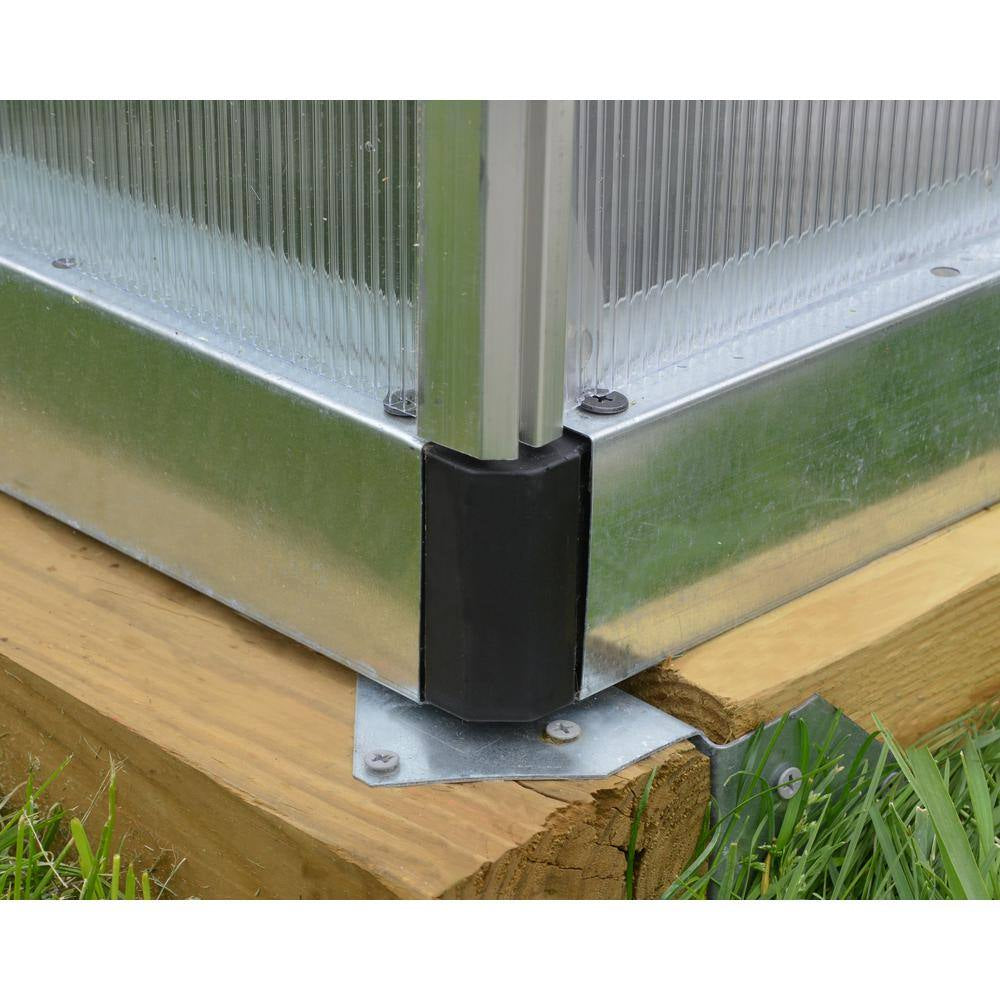 Bella 8 Ft. X 8 Ft. Silver/Diffused Polycarbonate DIY Greenhouse Kit