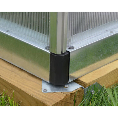 Bella 8 Ft. X 8 Ft. Silver/Diffused Polycarbonate DIY Greenhouse Kit