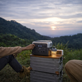 500W Output/1000W Peak Push-Button Start Solar Generator RIVER 2 Max with 160W Solar Panel